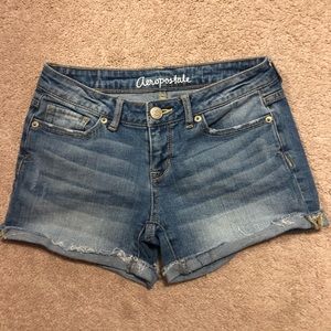 Aeropostale midi jean shorts 00